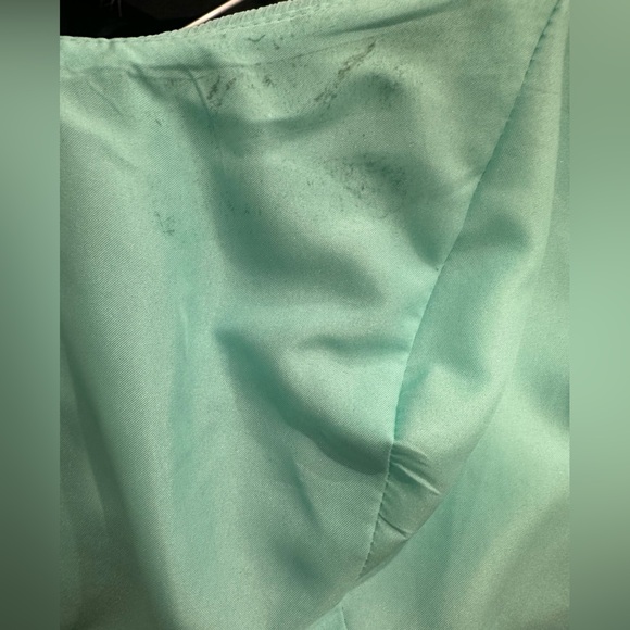 Elegant Strapless Blue Dress - Picture 6 of 7